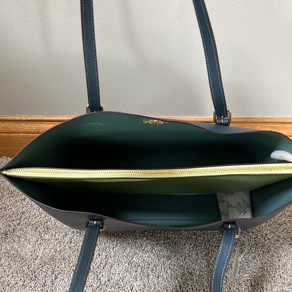 Authentic Coach Tote Denim Blue - Picture 3 of 6